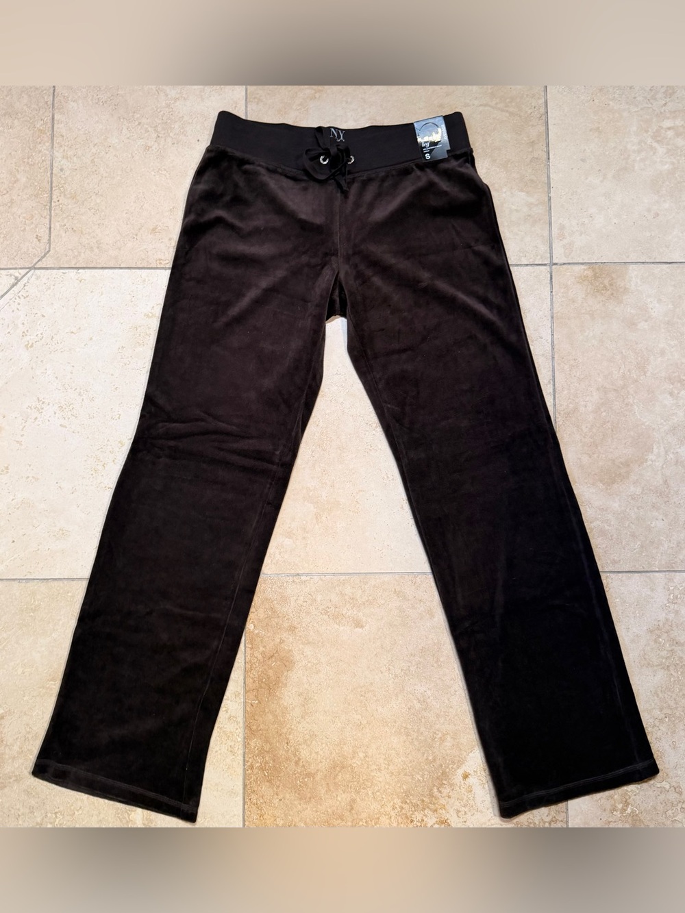 ✨Y2K ✨ New York & Company BROWN Velvet Straight LOW RISE-NWT SMALL